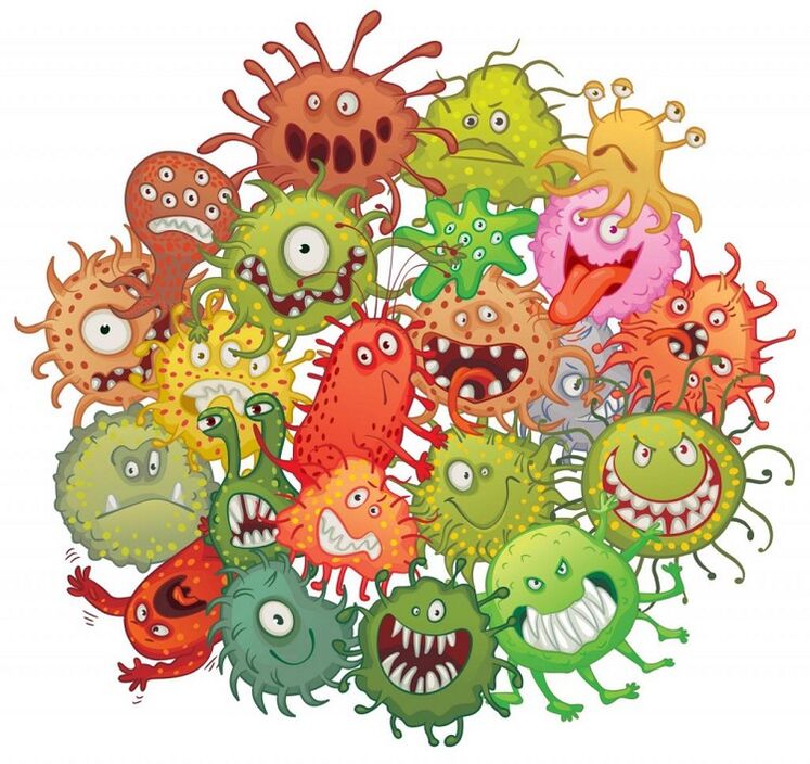 ανθρώπινα μικρόβια και σκουλήκια πώς να αφαιρέσετε